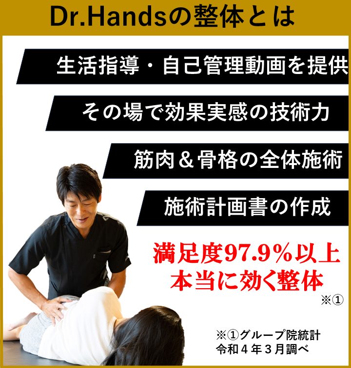 名古屋市緑区有松のドクターハンズの整体の違い