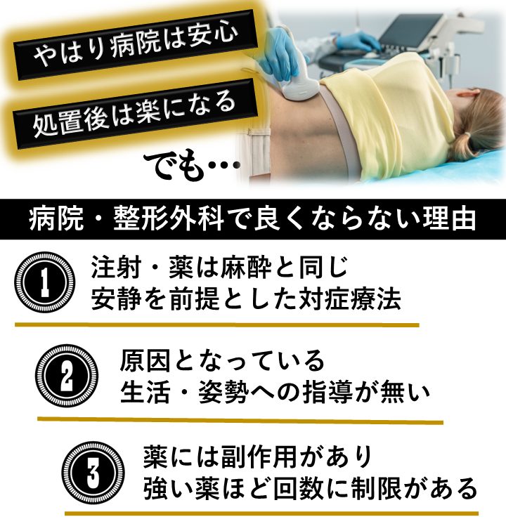 病院、整形外科で椎間板ヘルニアが良くならない理由