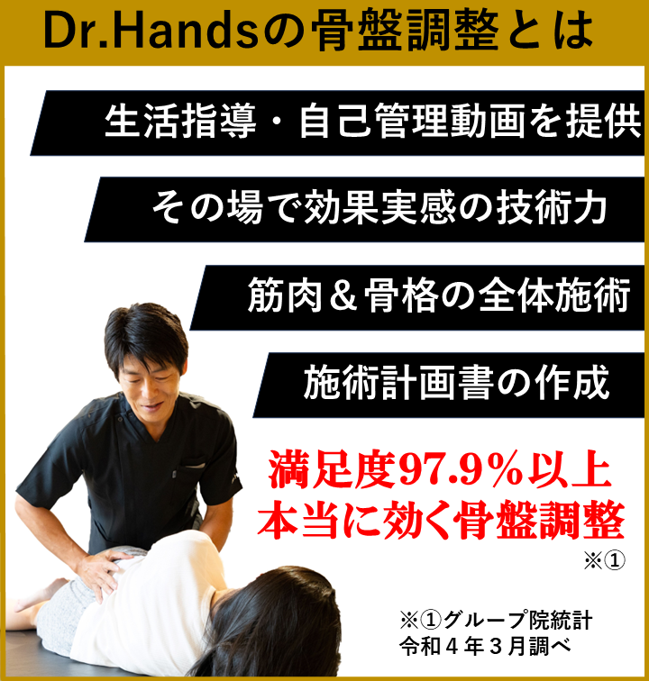 名古屋市緑区ドクターハンズの骨盤調整とは？